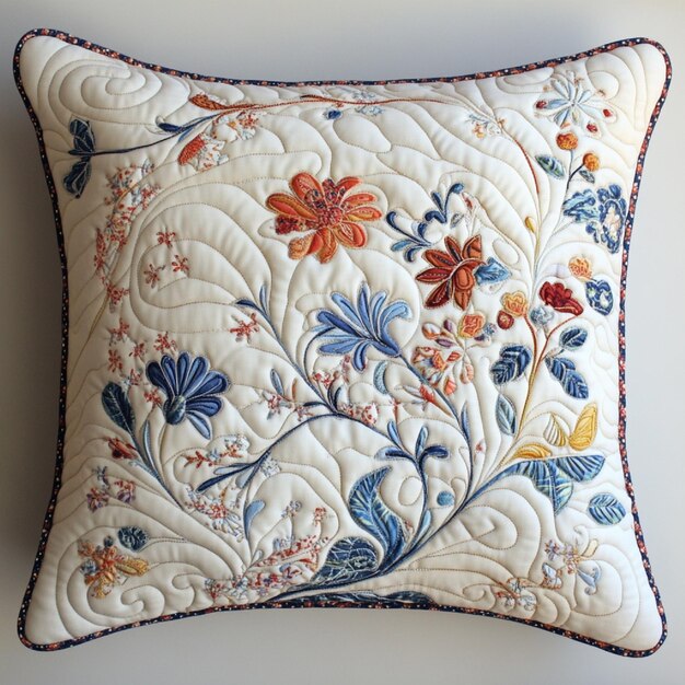 poduszka z haftem